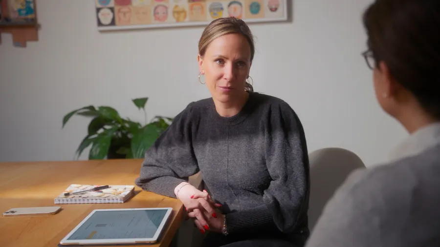 Christine Steinleitner in einem ihrer Imagefilme
