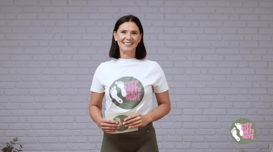Milena Brey von Step Into Move in einem Kursvideo